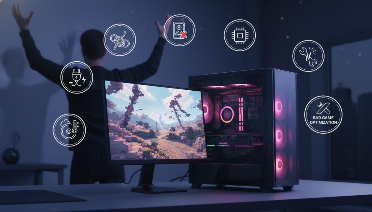 kenapa game bisa lag padahal ram besar