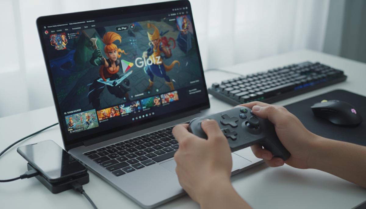cara download game android di laptop