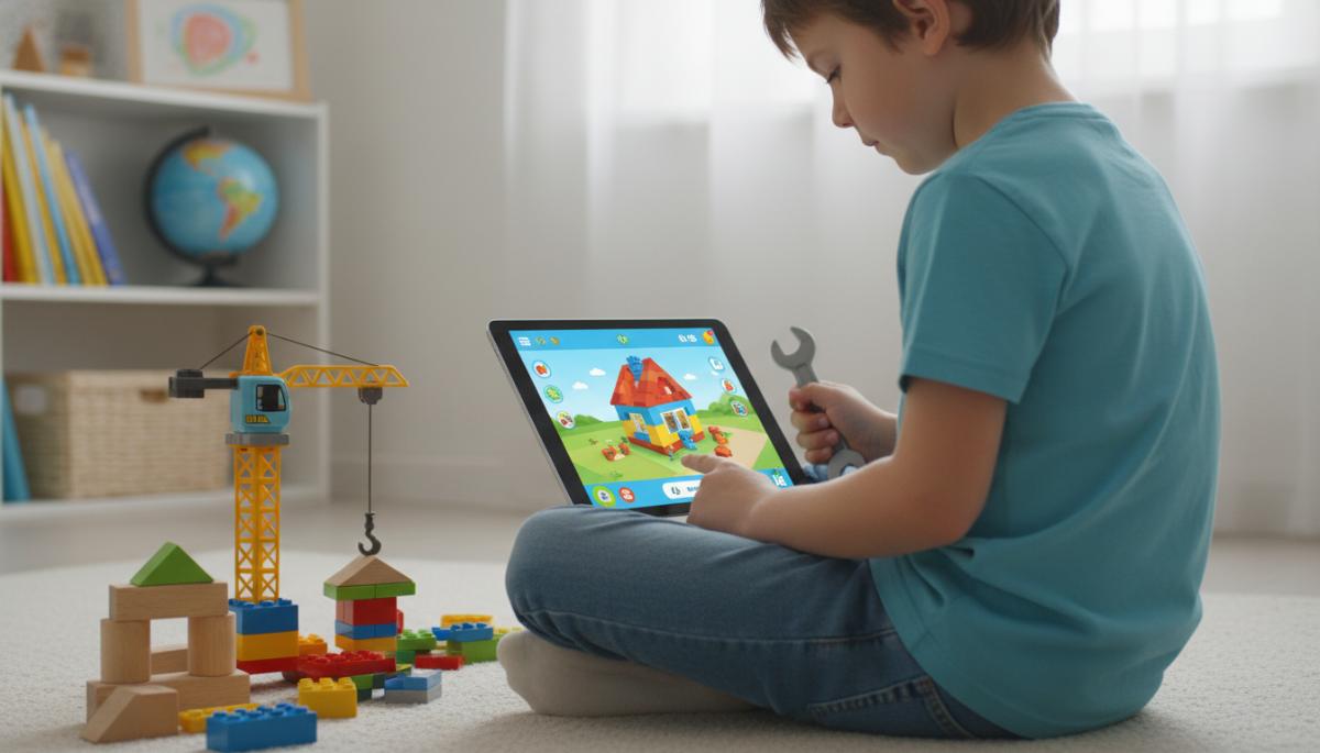 game anak anak - bangun rumah